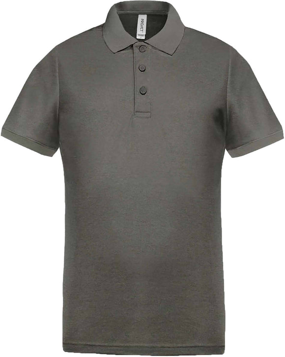 Polo personnalisé technique performance golf -PA489 polo homme Pro act gris anthracite S 