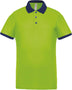Polo personnalisé technique performance golf -PA489 polo homme Pro act anis/marine S 