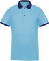 Polo personnalisé technique performance golf -PA489 polo homme Pro act ciel/marine S 