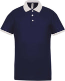 Polo personnalisé technique performance golf -PA489 polo homme Pro act marine/blanc S 