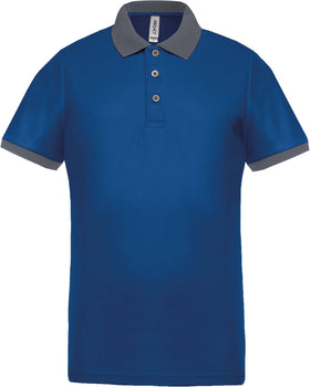Polo personnalisé technique performance golf -PA489 polo homme Pro act royal S 