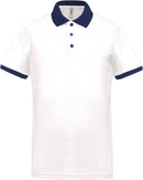 Polo personnalisé technique performance golf -PA489 polo homme Pro act blanc/marine S 