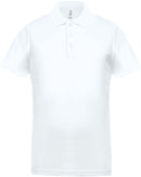 Polo personnalisé technique performance golf -PA489 polo homme Pro act blanc S 