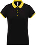 Polo personnalisé technique performance golf -PA490 polo femme Pro act noir/jaune XS 