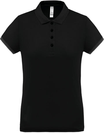 Polo personnalisé technique performance golf -PA490 polo femme Pro act noir XS 