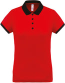 Polo personnalisé technique performance golf -PA490 polo femme Pro act rouge/noir XS 