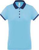 Polo personnalisé technique performance golf -PA490 polo femme Pro act ciel/marine XS 