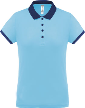 Polo personnalisé technique performance golf -PA490 polo femme Pro act ciel/marine XS 