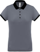 Polo personnalisé technique performance golf -PA490 polo femme Pro act noir/gris XS 