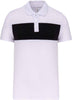 Polo de golf technique - PA 493 polo homme Pro act S blanc&noir 