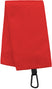 Serviette de golf en nid d'abeille serviette de golf: minimum 10 pièces Pro act Rouge 