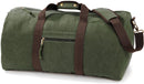 Sac de voyage vintage en toile - QD613 sac de voyage: minimum 2 pièces quadra Vert militaire 