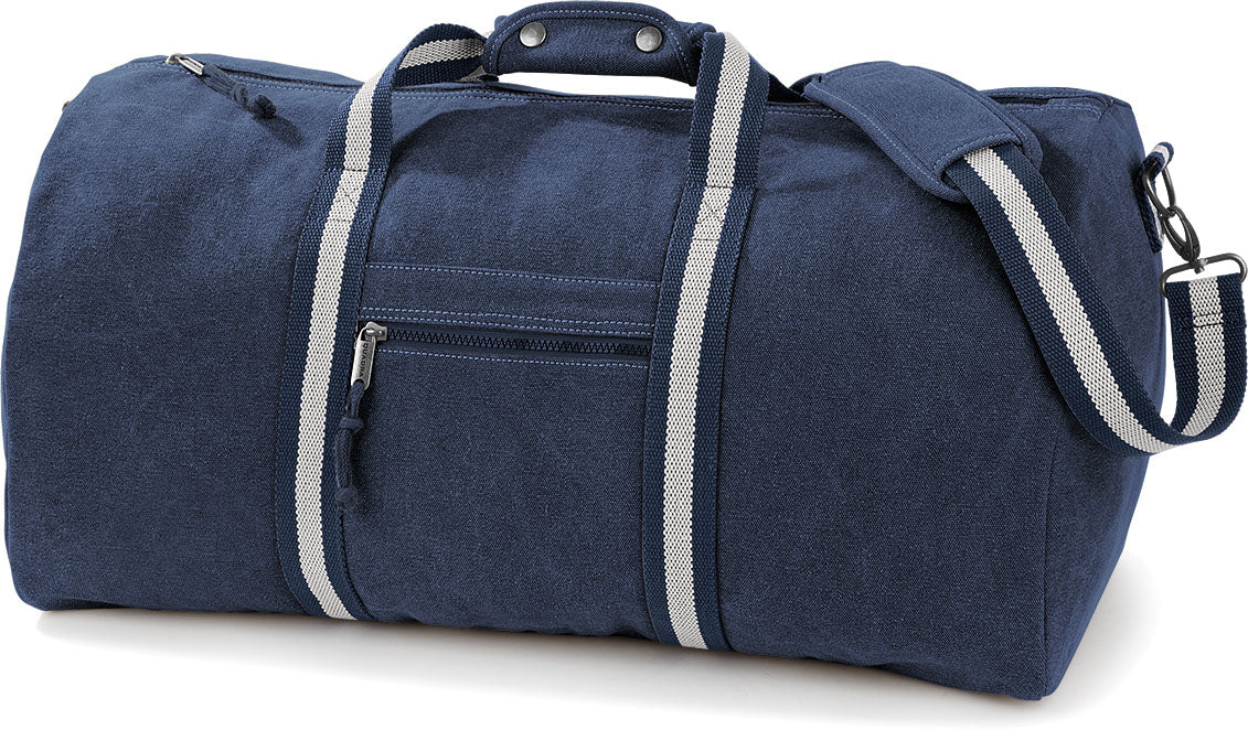 Quadra - sac de voyage toile vintage look usé - DESERT CANVAS HOLDALL - QD613 - coloris marron Quadra - sac de voyage toile vintage look usé - DESERT CANVAS HOLDALL - QD613 - coloris marron