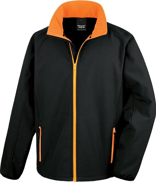 Veste personnalisée softshell équipe de golf - R231 M veste homme Russel noir/orange S 