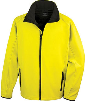 Veste personnalisée softshell équipe de golf - R231 M veste homme Russel jaune/noir S 
