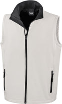 Bodywarmer Softshell - R232M Veste homme : minimum 5 pièces Result Blanc S 