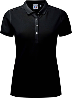 Polo personnalisé stretch golf - RU566 F polo femme Russel noir XS 