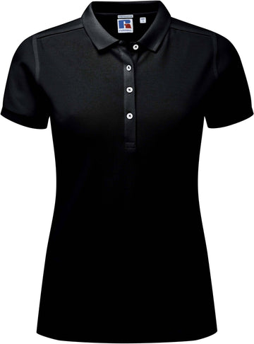 Polo personnalisé stretch golf - RU566 F polo femme Russel noir XS 