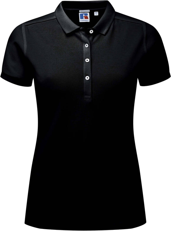Polo personnalisé stretch golf - RU566 F polo femme Russel noir XS 