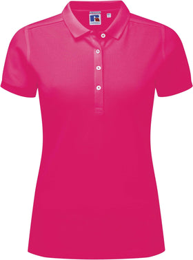 Polo personnalisé stretch golf - RU566 F polo femme Russel fuschia XS 