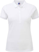Polo personnalisé stretch golf - RU566 F polo femme Russel blanc XS 