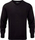 Pullover personnalisé col V-RU710M pull 1/4 zips Russel noir S 