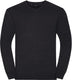 Pullover personnalisé col V-RU710M pull 1/4 zips Russel charcoal S 