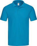 Polo personnalisé coton équipe de golf - SC63050 polo homme Fruit of the Loom azur S 