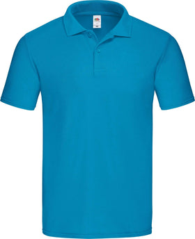 Polo personnalisé coton équipe de golf - SC63050 polo homme Fruit of the Loom azur S 