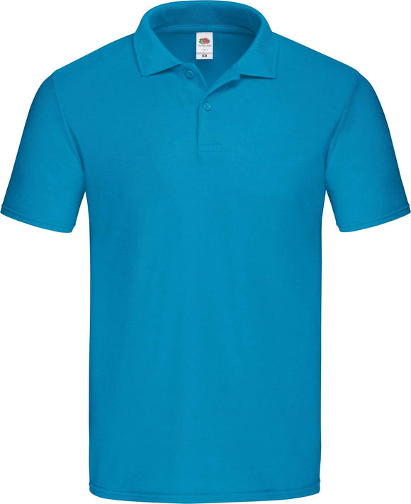 Polo personnalisé coton équipe de golf - SC63050 polo homme Fruit of the Loom azur S 