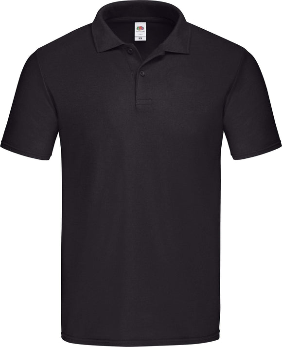 Polo personnalisé coton équipe de golf - SC63050 polo homme Fruit of the Loom noir S 