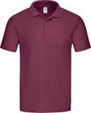 Polo personnalisé coton équipe de golf - SC63050 polo homme Fruit of the Loom bordeaux S 