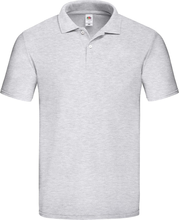 Polo personnalisé coton équipe de golf - SC63050 polo homme Fruit of the Loom gris S 