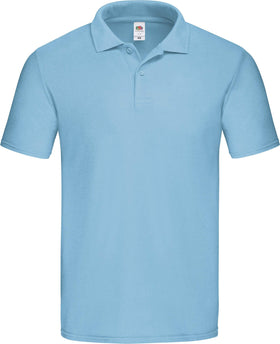 Polo personnalisé coton équipe de golf - SC63050 polo homme Fruit of the Loom bleu ciel S 