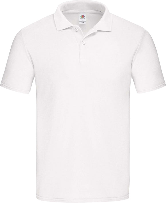 Polo personnalisé coton équipe de golf - SC63050 polo homme Fruit of the Loom blanc S 