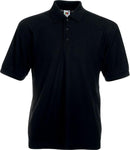 Polo personnalisé technique golf club - SC63402 polo homme Fruit of the Loom noir S 