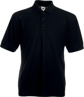 Polo personnalisé technique golf club - SC63402 polo homme Fruit of the Loom noir S 