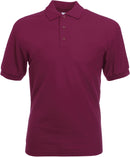 Polo personnalisé technique golf club - SC63402 polo homme Fruit of the Loom bordeaux S 