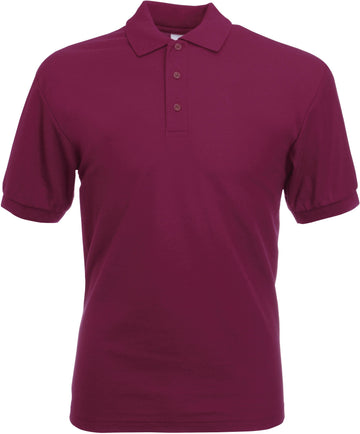 Polo personnalisé technique golf club - SC63402 polo homme Fruit of the Loom bordeaux S 