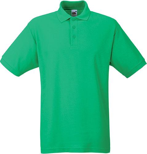 Polo personnalisé technique explosif color - SC63402 polo homme Fruit of the Loom kelly green S 