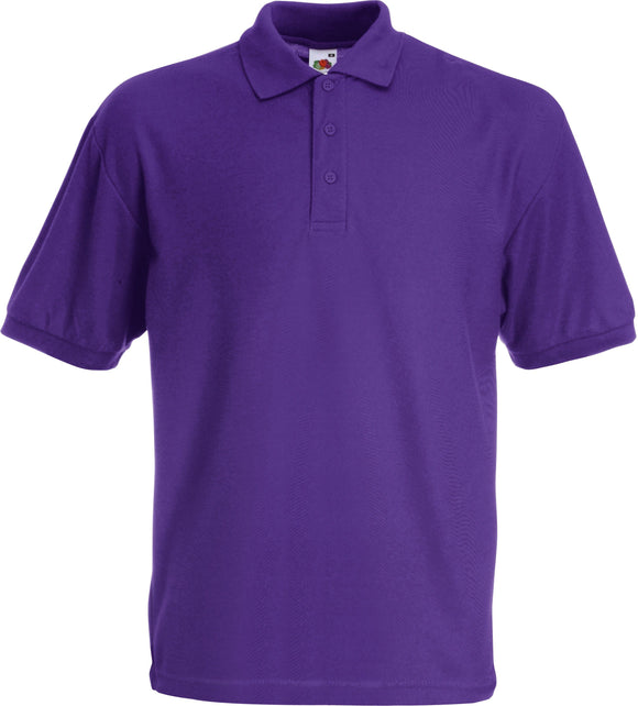 Polo personnalisé technique golf club - SC63402 polo homme Fruit of the Loom violet S 