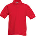 Polo technique école golf club - SC63417 polo junior: minimum 5 pièces Fruit of the Loom rouge 3/4 ans 