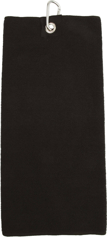 Serviette de golf en microfibre TC019 serviette de golf Towel city noir 