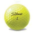 Balle Titleist pro v1 X personnalisée balle de golf Titleist Logo Jaune 