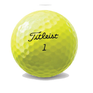Balle Titleist AVX personnalisée balle de golf Titleist Logo Jaune 