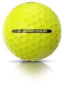 Balle Srixon Q-Star tour 3 personnalisée balle de golf srixon Jaune 