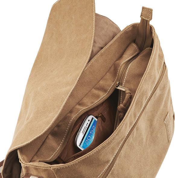 Sac courrier vintage en toile - QD610 sac de voyage: minimum 2 pièces Quadra 