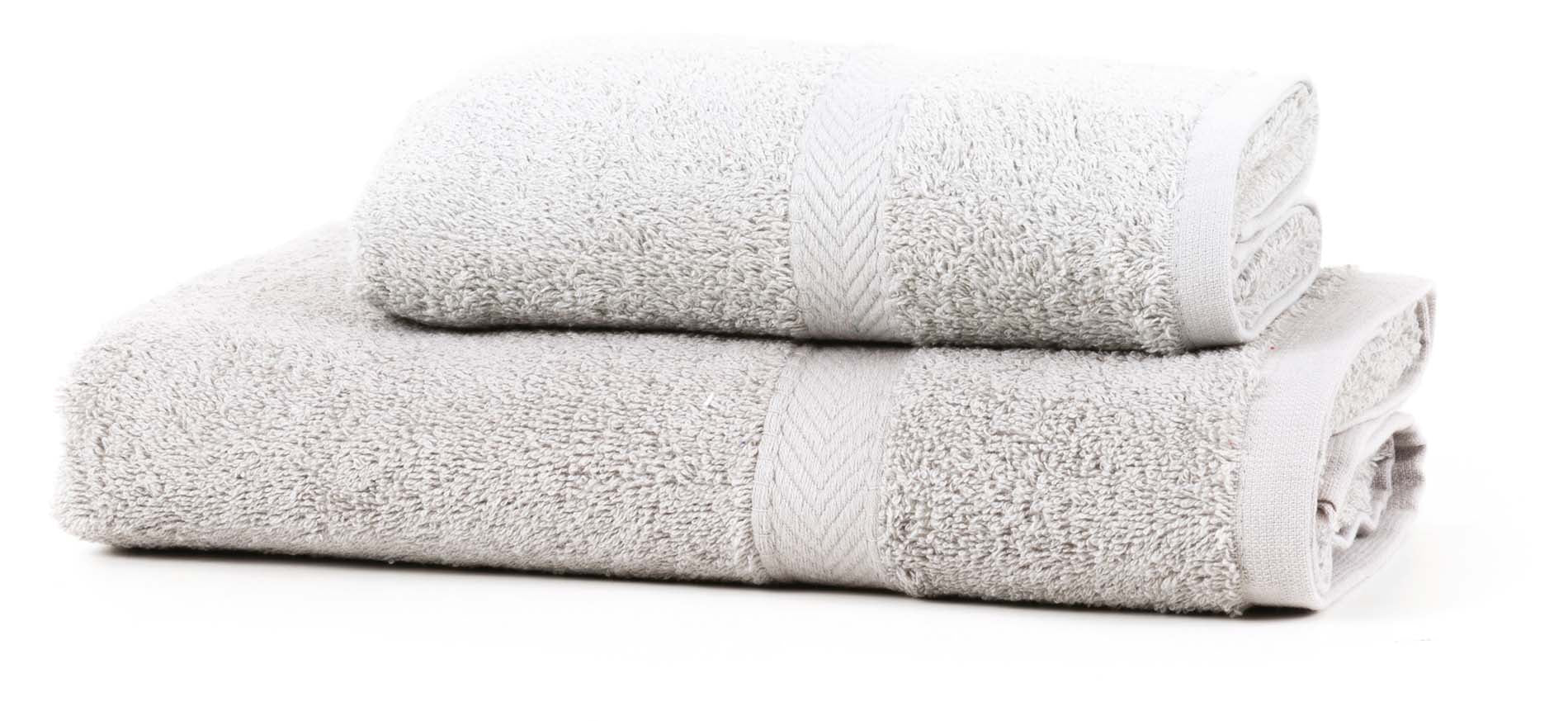Serviette de toilette en coton ring spun TC03 linge de maison: 2 pièces minimum Towel city Gris Sans broderie 