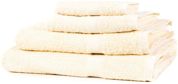 Serviette de toilette en coton ring spun TC03 linge de maison: 2 pièces minimum Towel city Cream Sans broderie 