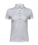 Polo pima coton : TJ-1441 Polo femme :minimum 5 pièces Tee Jays Blanc S 
